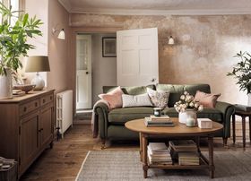Osbourne 3 Seater Sofa in Forest Green House Linen Mix