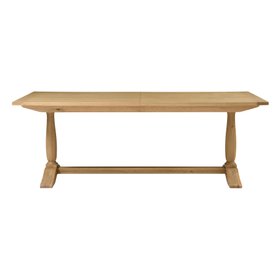 Elkstone Mellow Oak Extending Dining Table 8-10 Seater