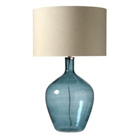 Elliot Glass Table Lamp Blue