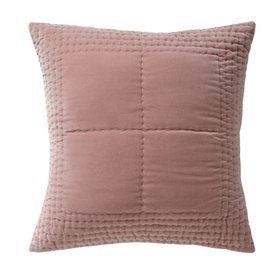 Luxury Cotton Velvet Dusky Pink Cushion