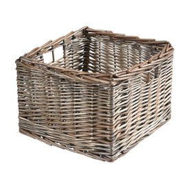 Small Square Antique Wash Storage Basket