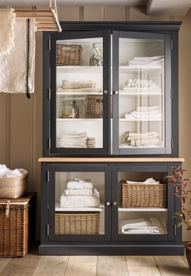 Chester Charcoal Large Glazed Dresser