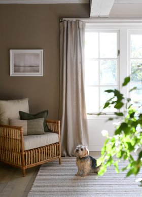 Apsley Natural Curtain Pair from £60