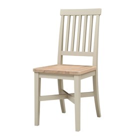 Chester Limestone Wooden Seat Dining Chair