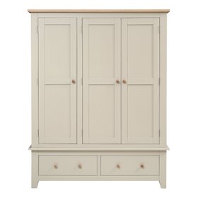 Chester Limestone Triple Wardrobe