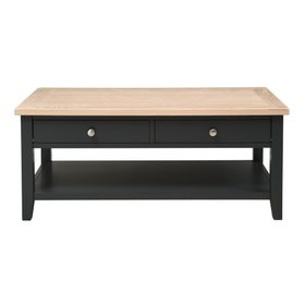 Chester Charcoal Coffee Table With Drawers