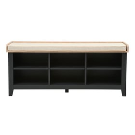 Chester Charcoal Large Open Shoe Bench