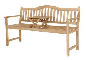 Naunton Bench With Integral Coffee Table