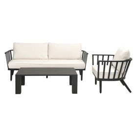 Hillesley Metal Sofa And Lounge Chair Set
