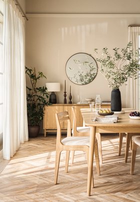 Winson Light Oak 8 Seater Dining Table