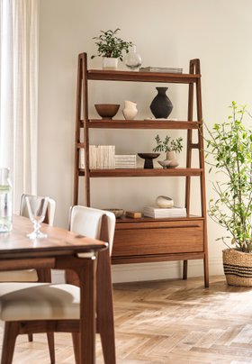 Halford Walnut Bookcase