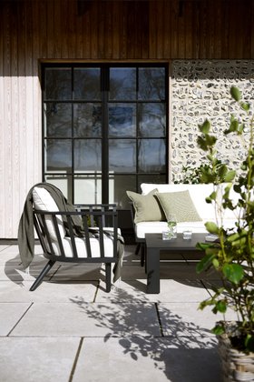 Hillesley Metal Sofa And Lounge Chair Set