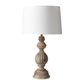 Bridewell White Wash Table Lamp