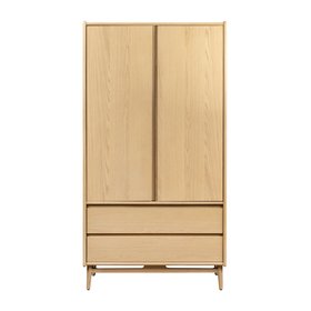 Winson Light Oak Double Wardrobe