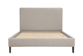 Ellis Double Bed in Natural House Linen Mix