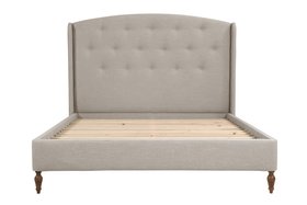 Gilmore Double Bed in Natural House Linen Mix