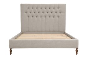 Calvert Double Bed in Natural House Linen Mix