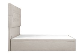 Calvert Double Ottoman Storage Bed in Natural House Linen Mix