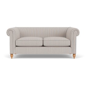 Rayner 3 Seater Sofa In Indigo Kingham Stripe
