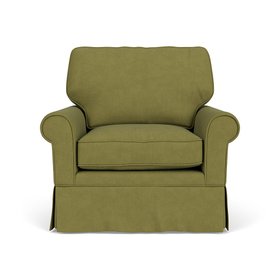 Dawson Armchair In Apple House Linen Mix