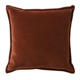 Velvet Cushion in Brick