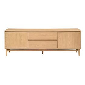 Winson Light Oak Media Tv Console Up To 75 inch