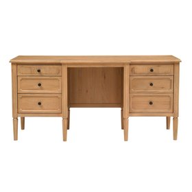 Leafield Washed Oak Dressing Table And Stool Set