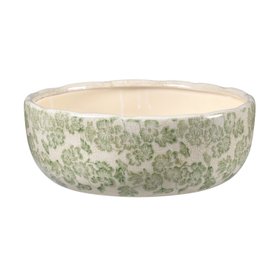 Ople Ceramic Green Floral Planter