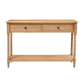 National Trust Upton Washed Oak Rectangular Console Table