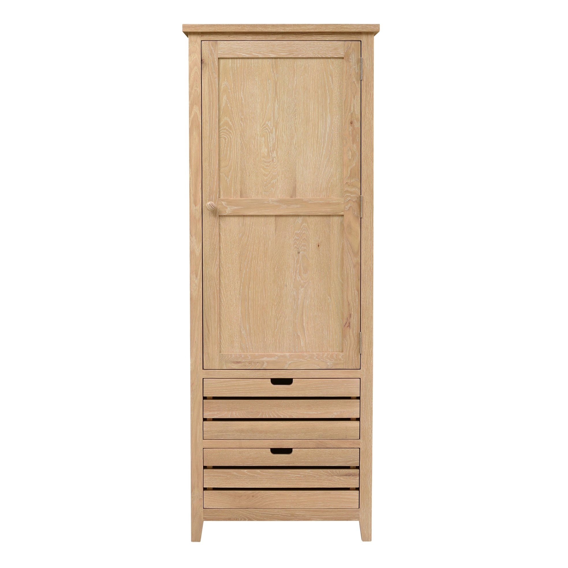 Inglesham Whitewash Oak Single Larder