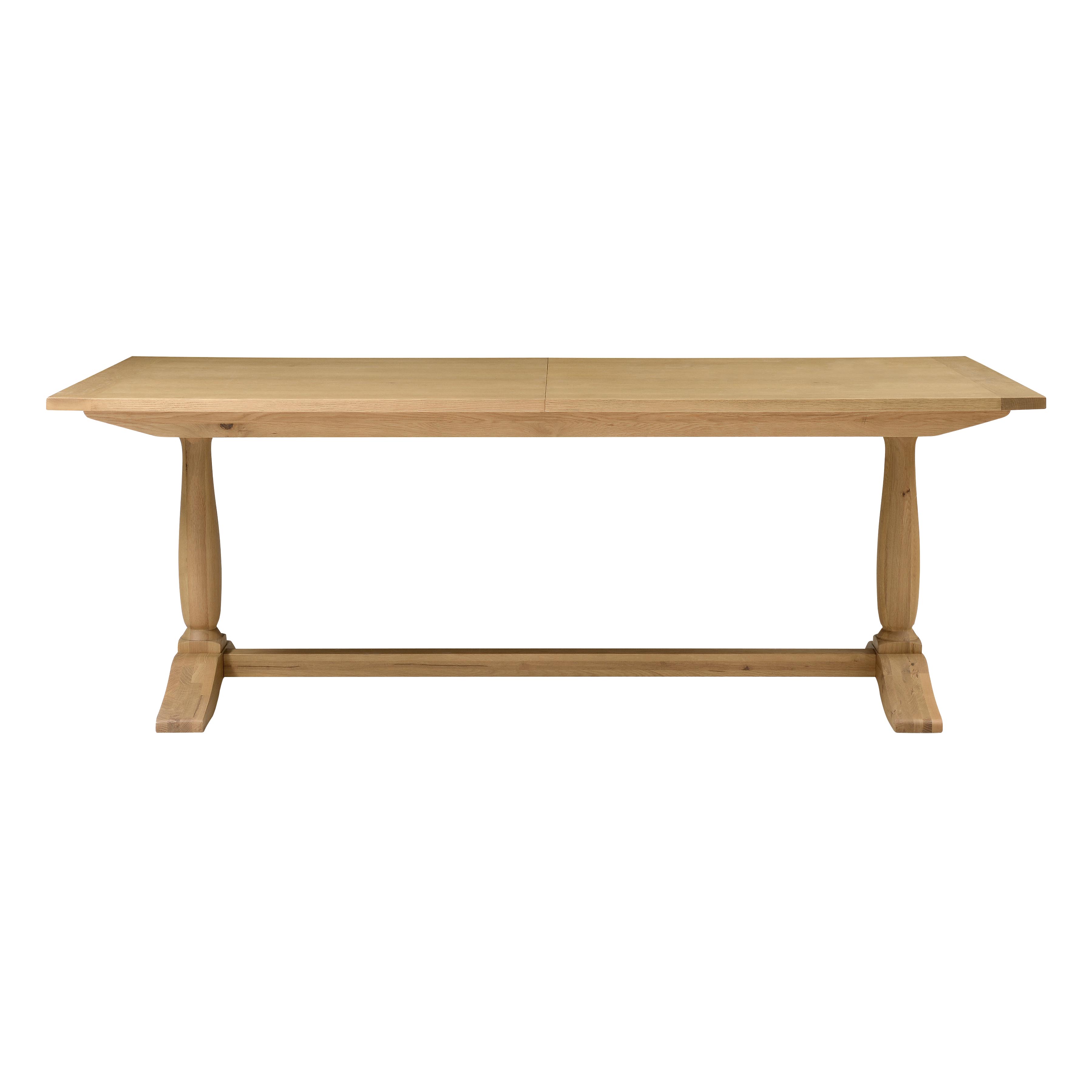 Elkstone Mellow Oak Extending Dining Table 8-10 Seater