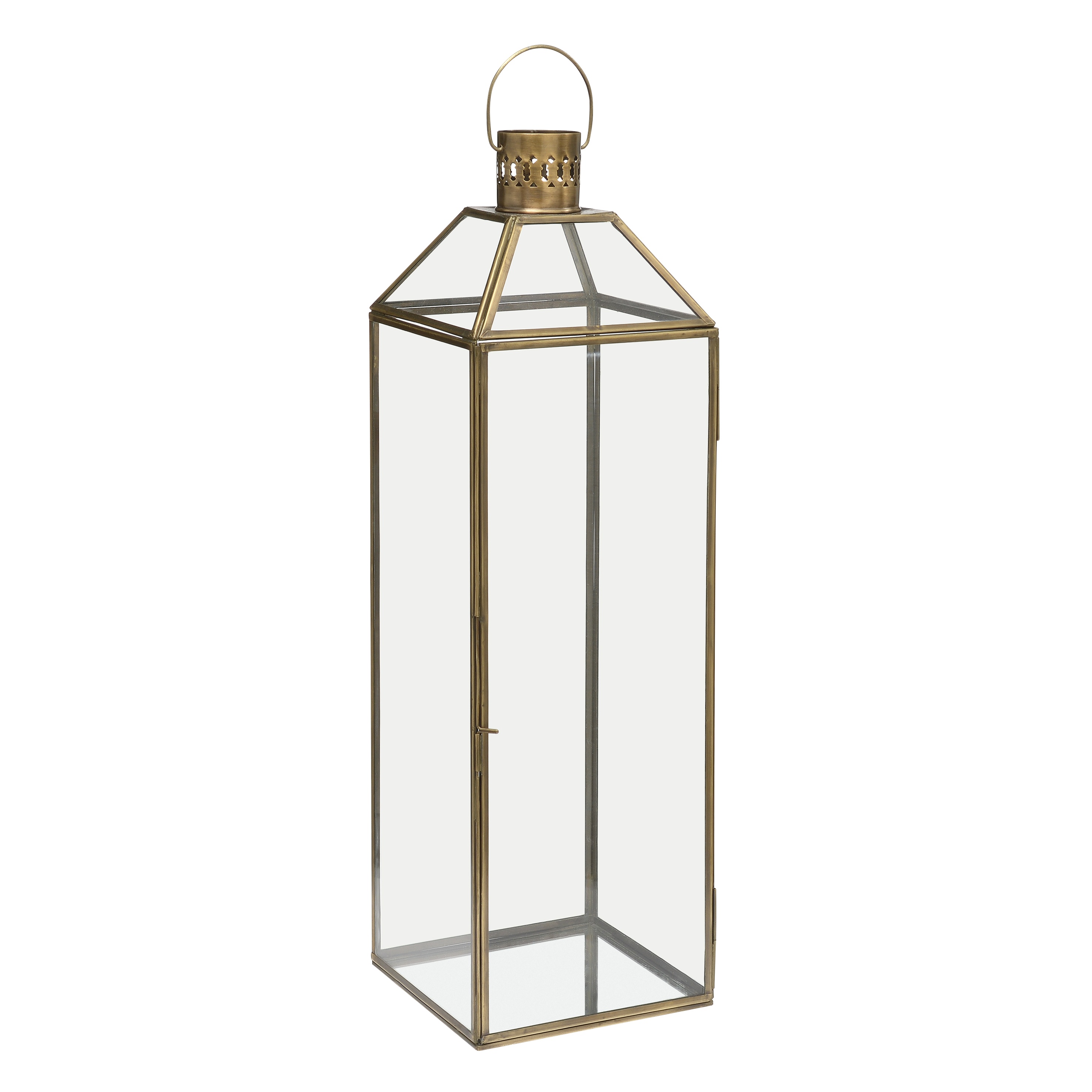 Haversham Antique Brass Lantern – Grand