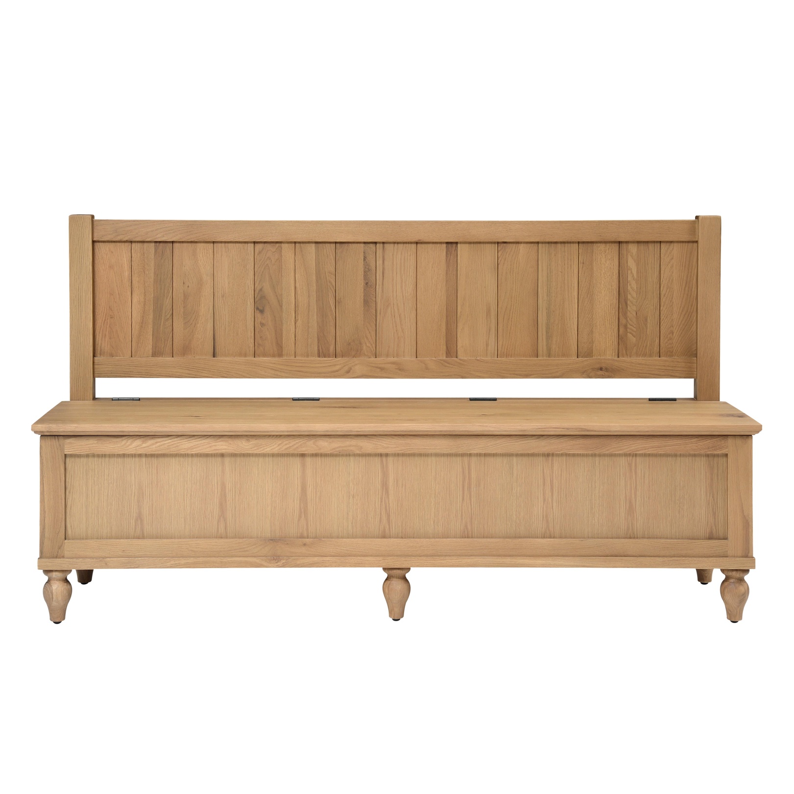 Elkstone Mellow Oak Monks Bench with Storage
