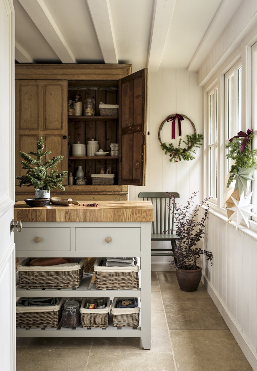 Chester Dove Grey Butchers Block