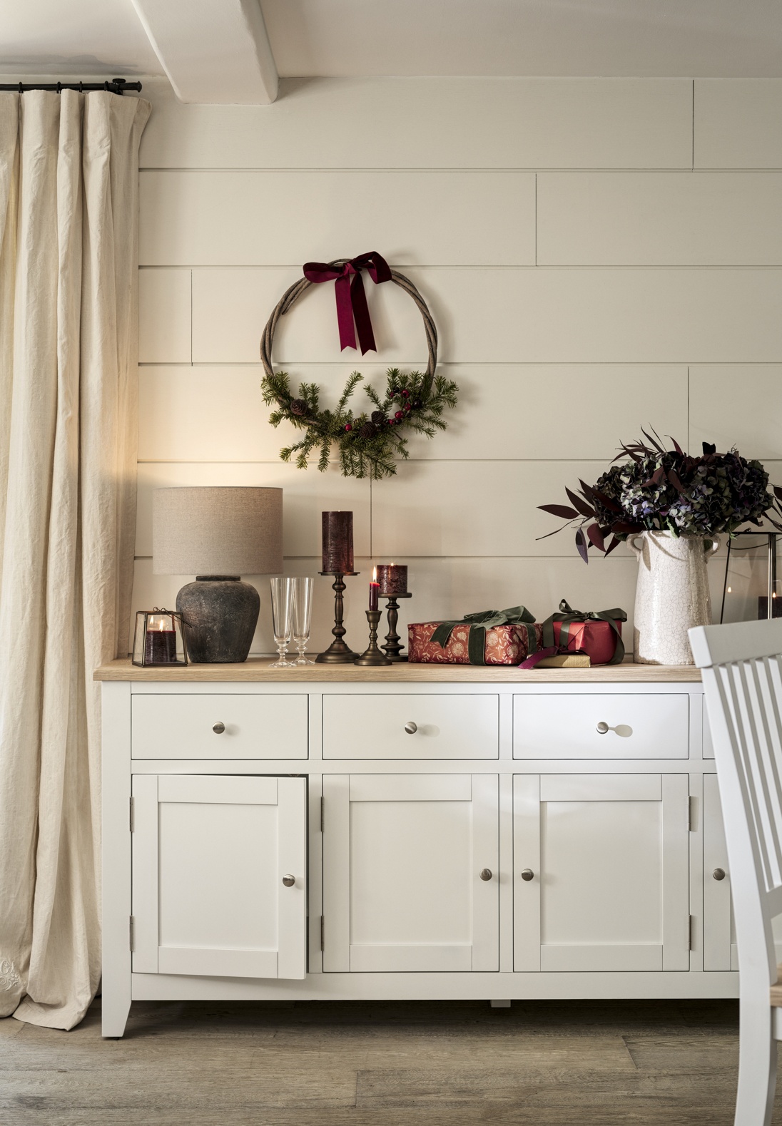 Chester Pure White Extra Large Sideboard