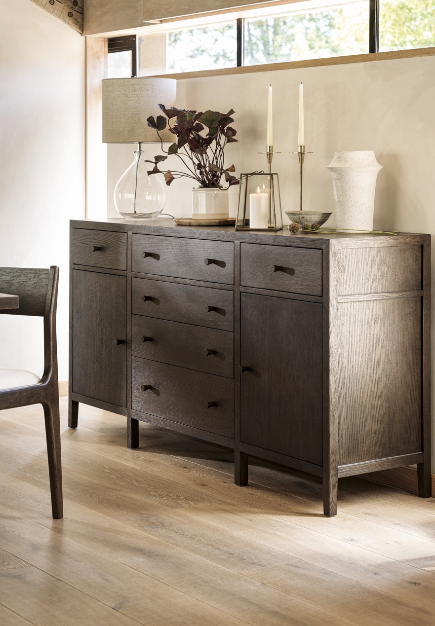 Blockley Brown Oak Sideboard
