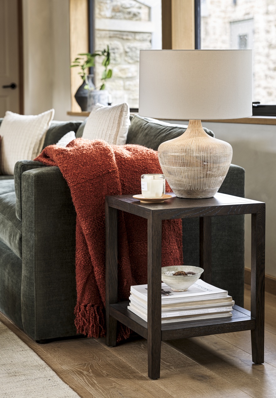 Blockley Brown Oak Side Table