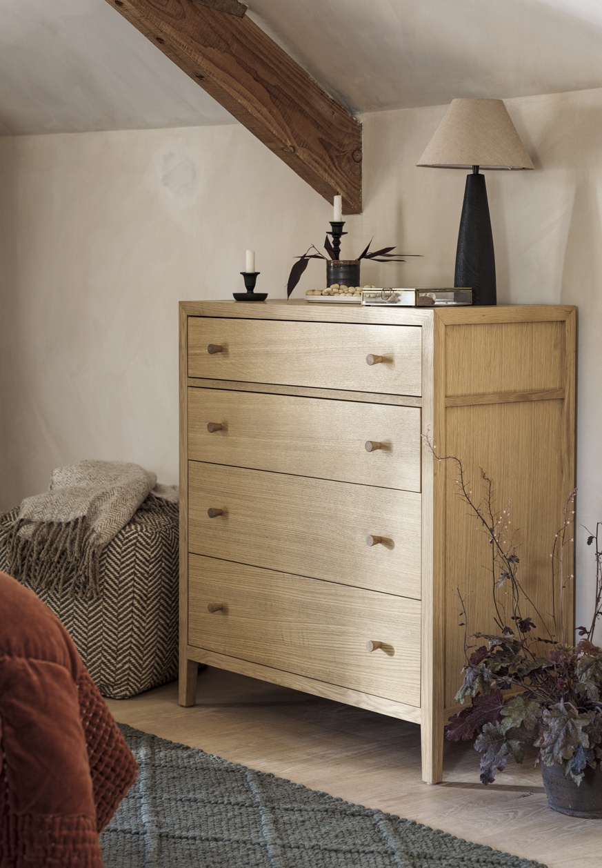 Blockley Pale Oak 4 Drawer Chest