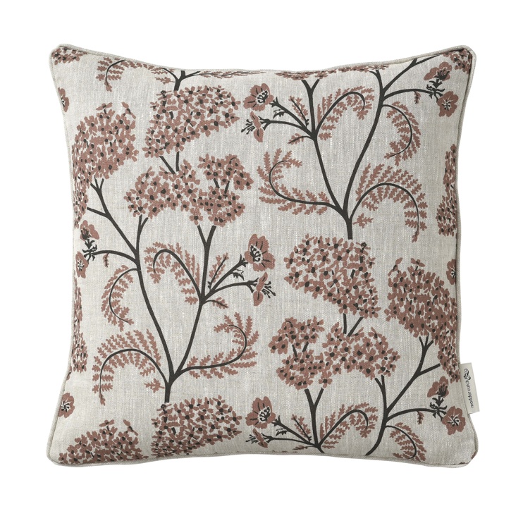 Madder Cutch & Co for Cotswold Co Achilea Pale Rose Cushion