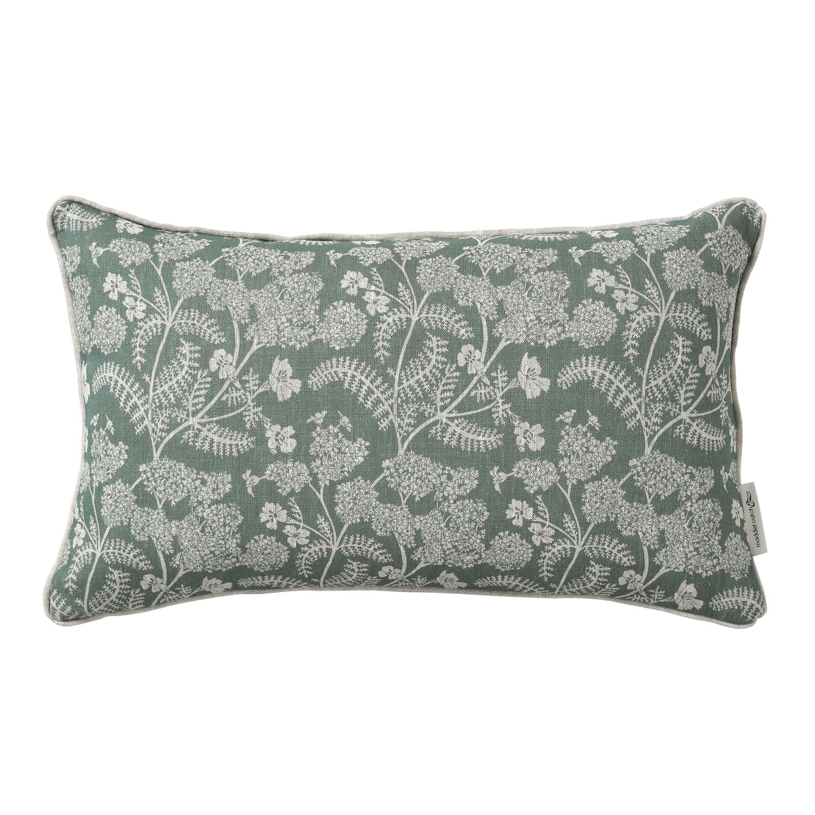 Madder Cutch & Co for Cotswold Co Achilea Ground Kingfisher Cushion
