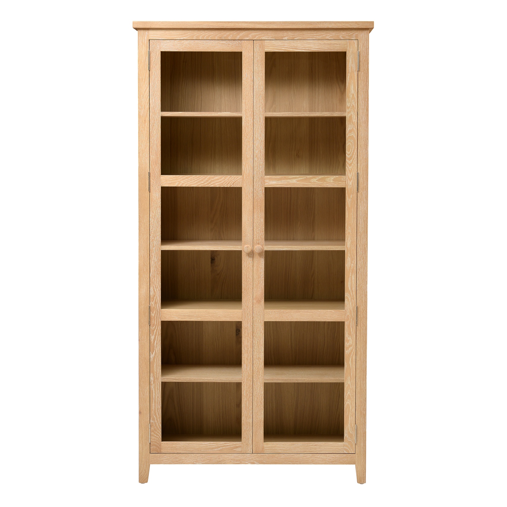Inglesham Whitewash Oak Glass Display Cabinet £999 Cotswoldco.com