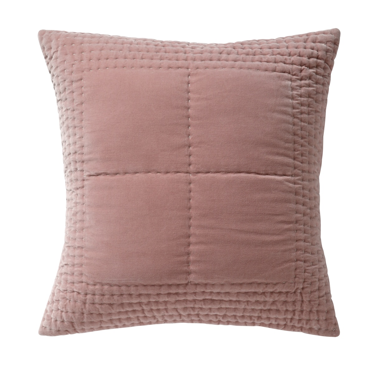 Luxury Cotton Velvet Dusky Pink Cushion