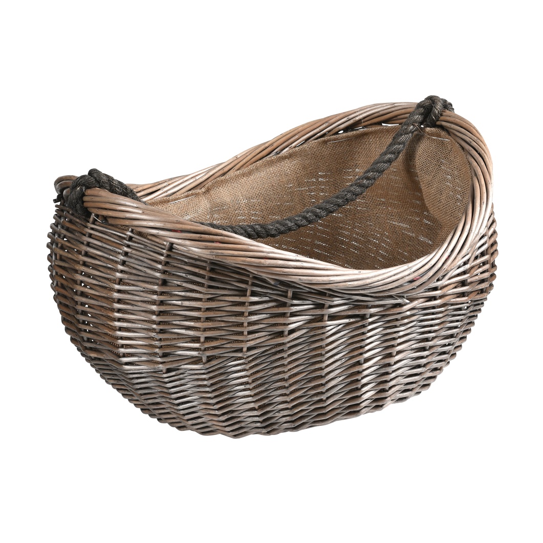 Rope Handled Carrying Basket