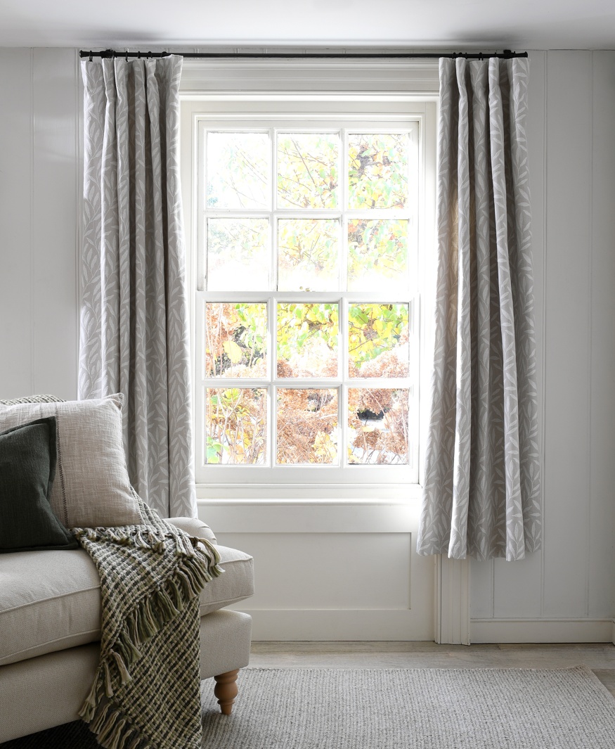 Delmont Leaf Trail Curtain Pair from £110