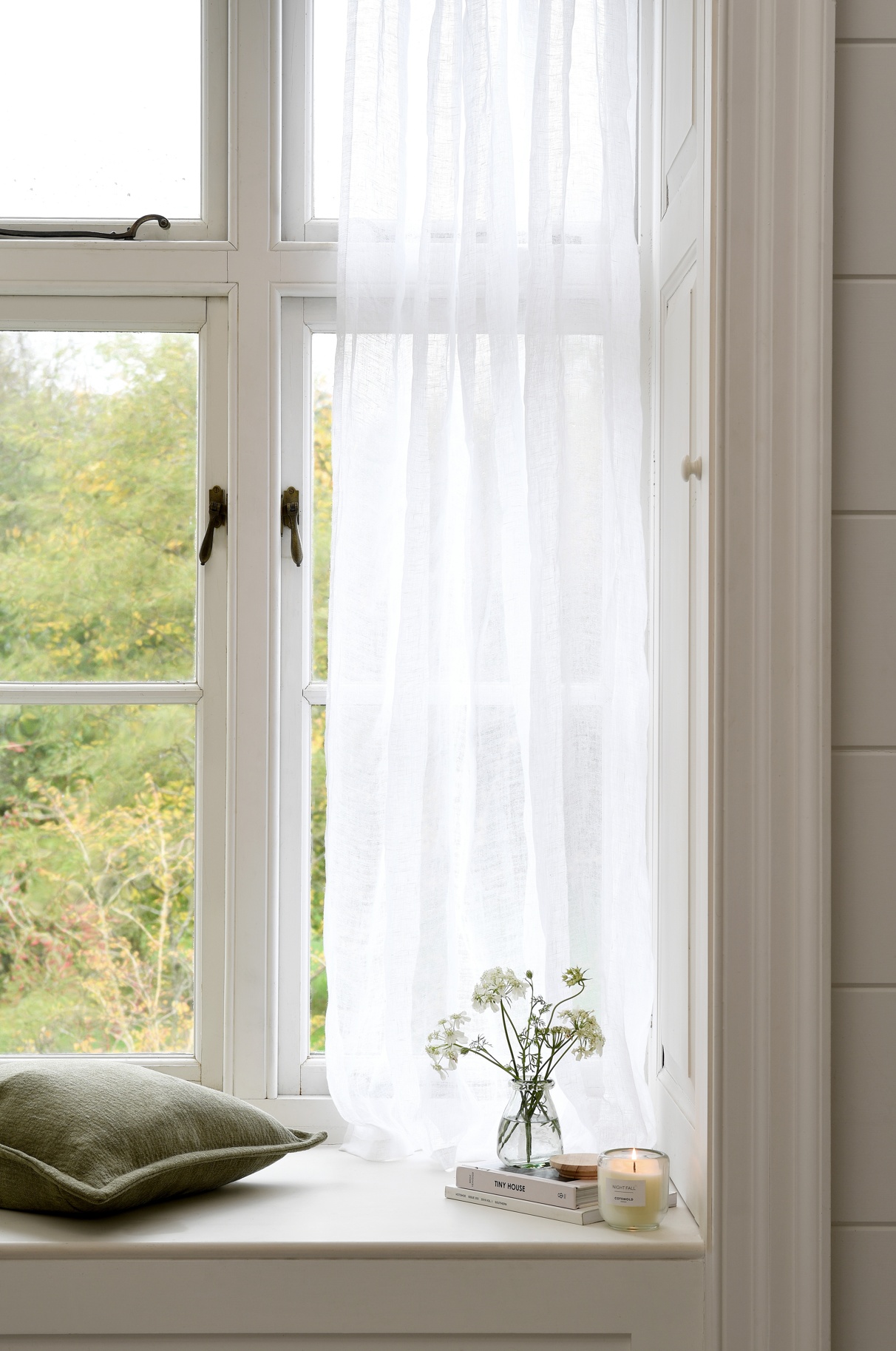Thessaly Linen Sheer Curtain Panel £40