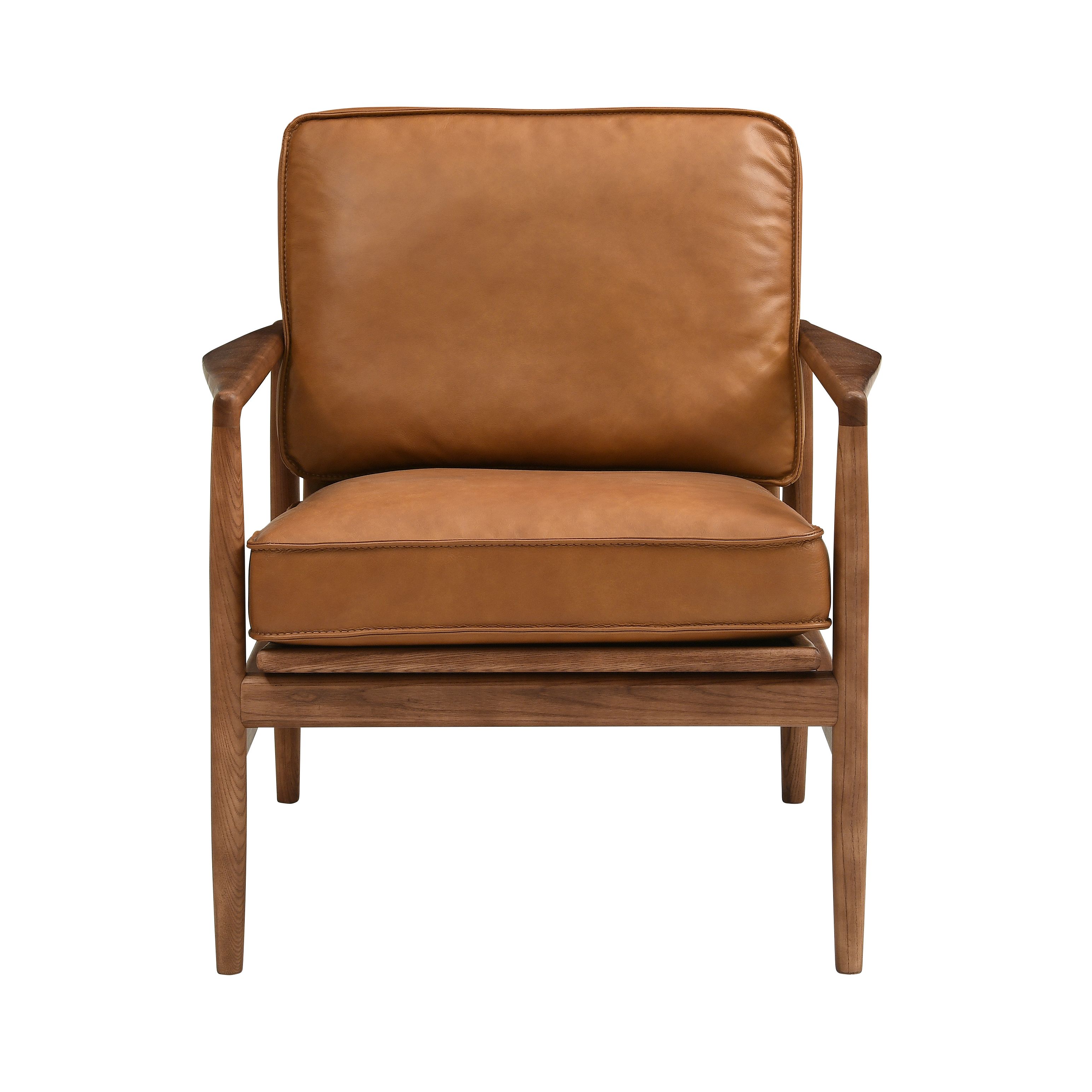 Oliver Armchair Tan Premium Leather