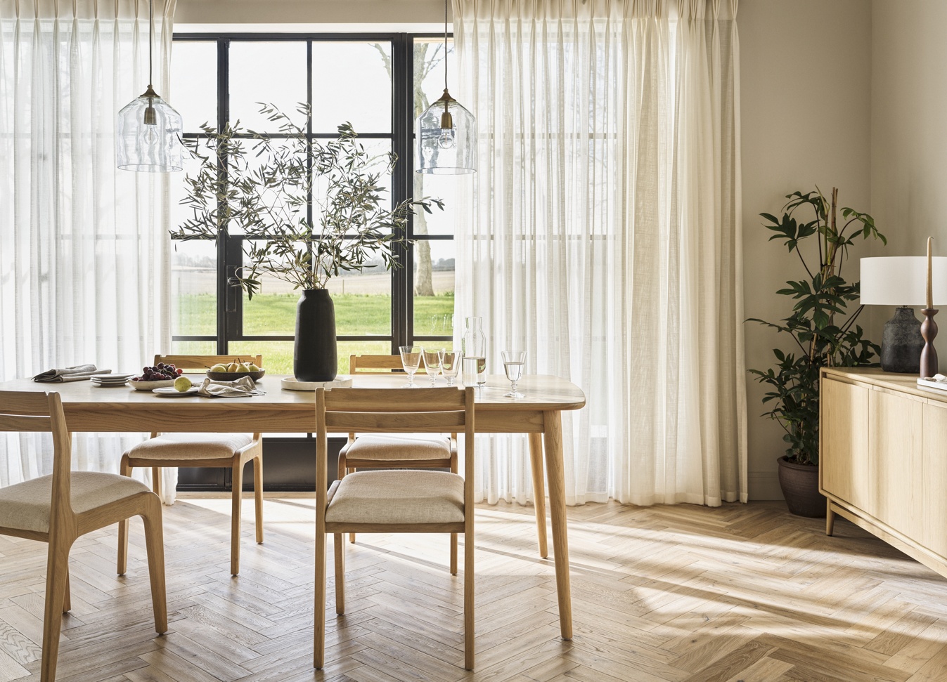 Winson Light Oak Dining Table