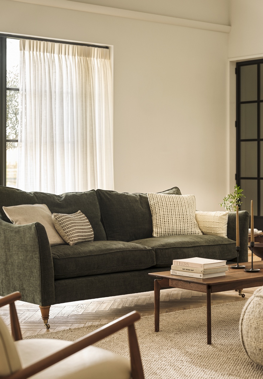 Robinson 4 Seater Eco Chenille Moss