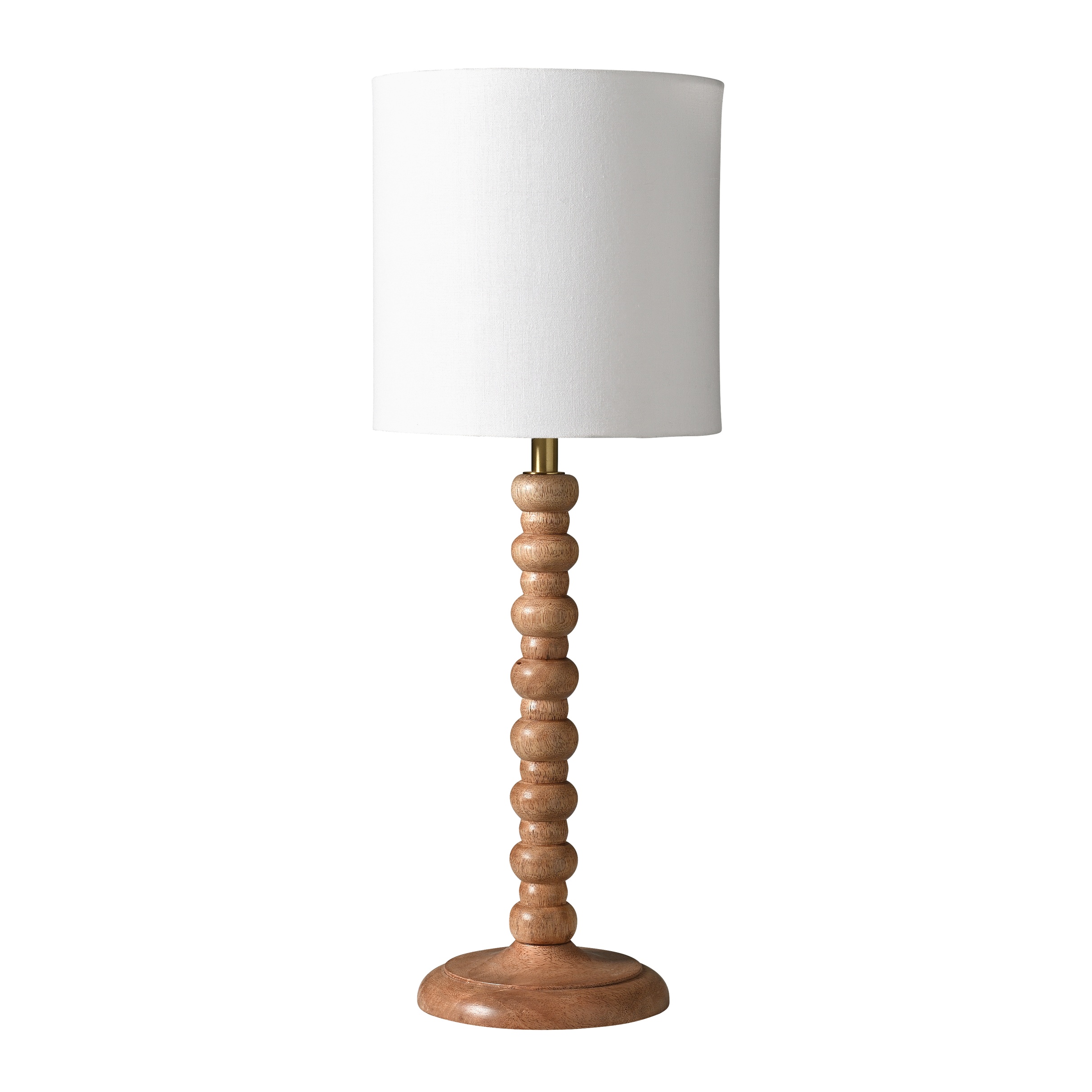 Bobbin Mango Wood Table Lamp