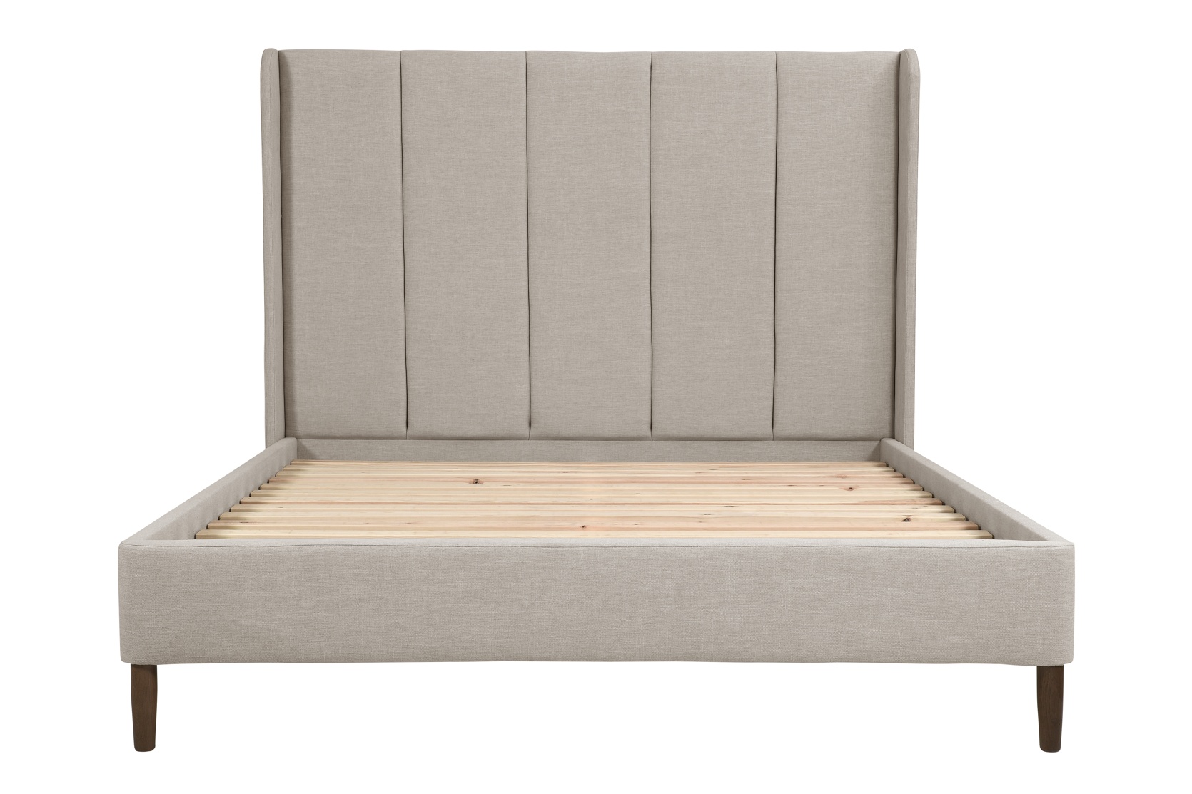 Parker Double Bed in Natural House Linen Mix